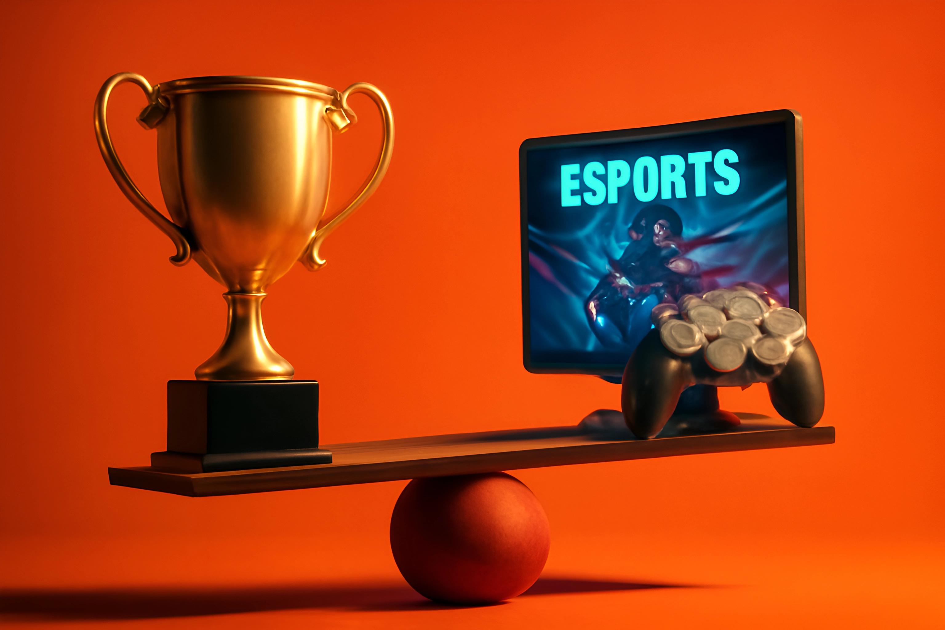 eSports trofee en gamingmonitor