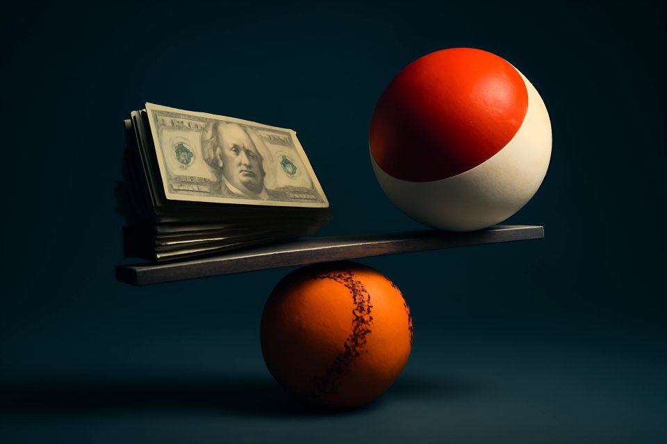 Balancing money and balls